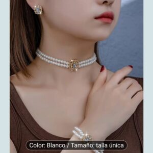 Conjunto de joyas con collar pendientes y pulsera-tienda online de ropa